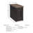 Edmore End Table and Built-In Outlets