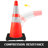 VEVOR Traffic Cones Safety Road Parking Cone with Black Weighted Base