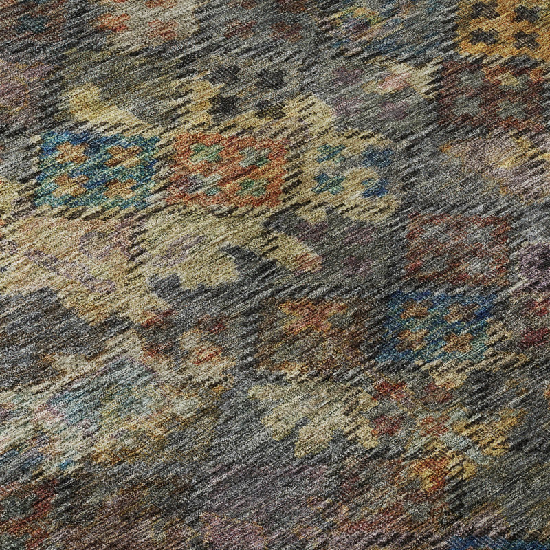 Premium Machine Washable Konopka AMF1109 Global Rug, Rectangle 8' x 10'