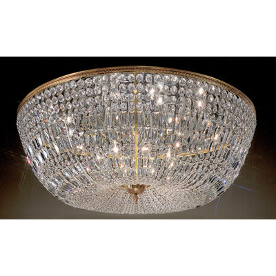 Crystal Baskets Crystal Semi Flush Mount