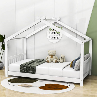 Lit plateforme simple avec tête de lit Esman