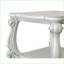 Table basse Traditional Bone White avec tablette inférieure - Style intemporel Rangement supplémentaire