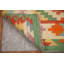 Tapis coloré en laine Kilim 5 x 7