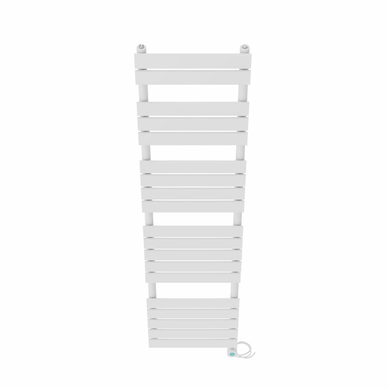 Flat Panel Towel Rail Heated Towel Rails, White, 180cm H x 45cm W x 6.2cm D