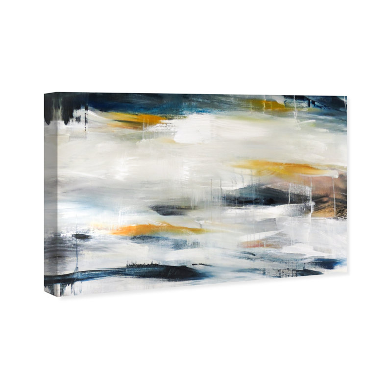Pacific Waves Painting, Wrapped Canvas, 20" H x 16" W