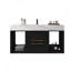 Meuble-lavabo mural avec 2 tiroirs et 2 espaces de rangement-148767166