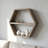 Elara Geometric Hexagon Accent Shelf