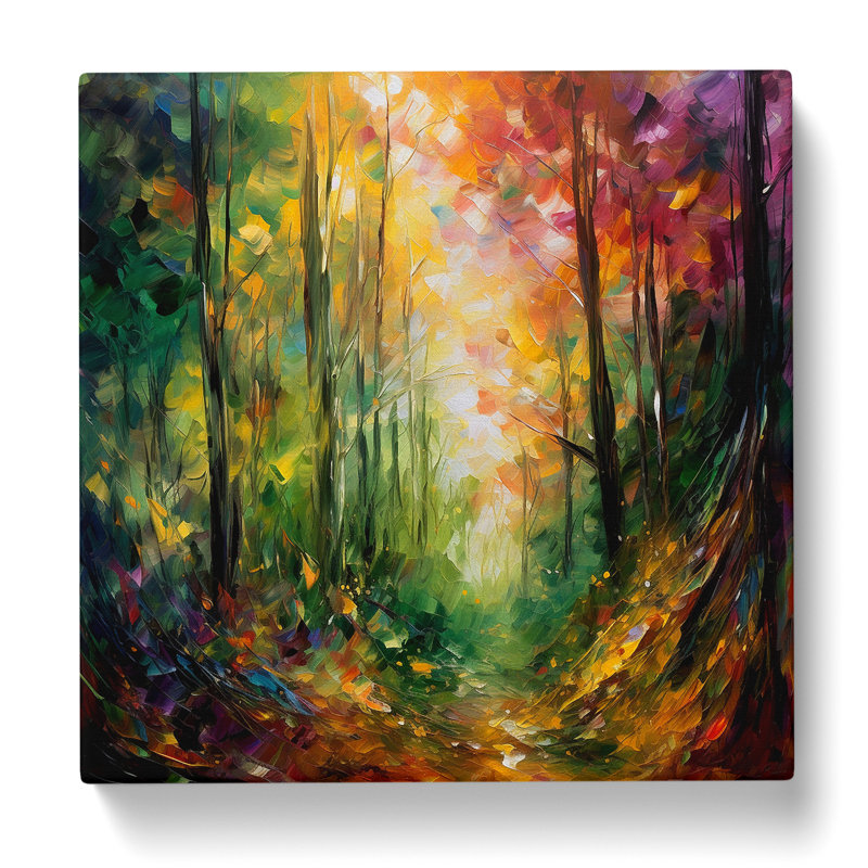 Forest Expressionism - Wrapped Canvas, 50cm H x 50cm W x 3cm D
