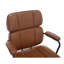 Rohen Office Chair Ergonomic Executive Computer Desk Adjustable Swivel Chairs with Castors Made of Faux Leather for Home Office Comfort