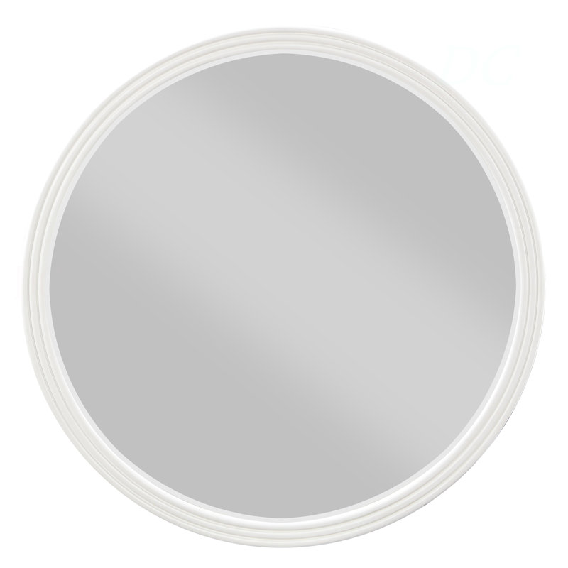 Miroir rond gris Carena