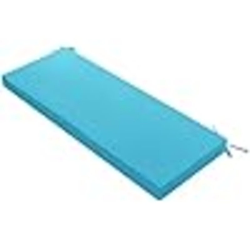 Outdoor Bench Cushion: Waterproof And Fade Resistant Patio Furniture Cushions - Non-Slip Bench Pad Cushion With Removable Cover For Garden Swing Porch Sofa Settee, 48 X 18 X 3 Inch