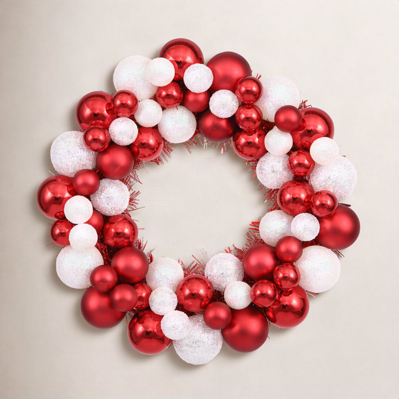 Couronne de boules brillantes et mates, commentaires, Argent