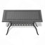 Ensemble de salle à manger 7 pièces en aluminium coulé toutes saisons comprenant 2 chaises pivotantes, 4 chaises et une table rectangulaire avec cadre