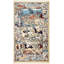 Tapis de style oriental multicolore Ledger-33653458