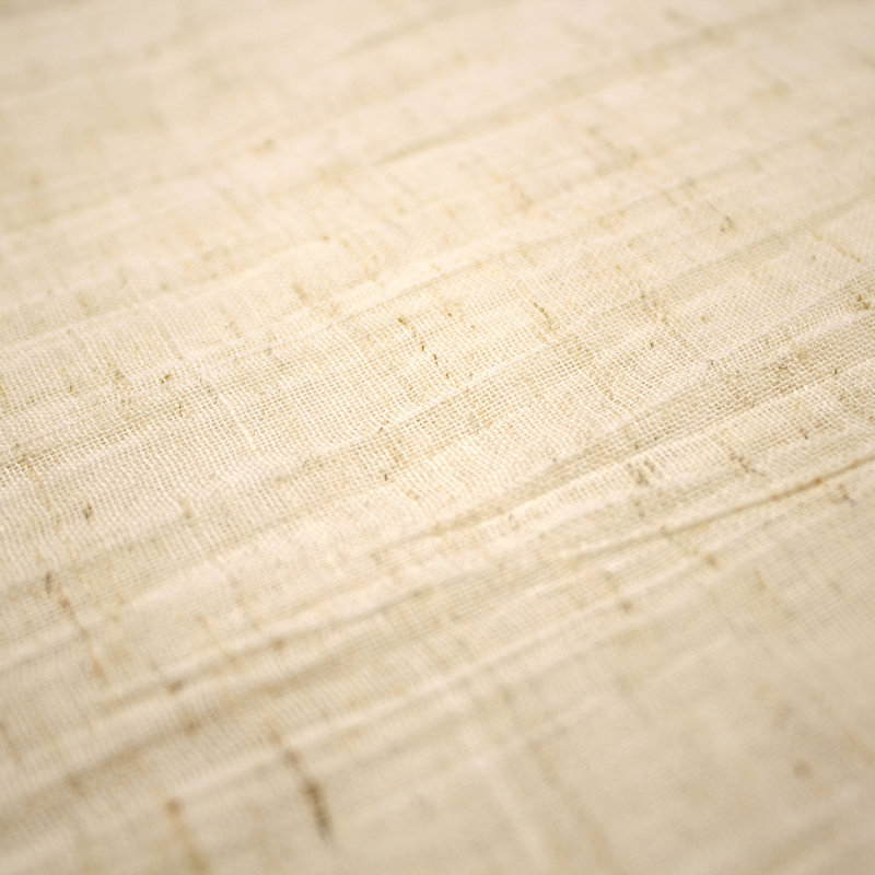 Solid Semi-Sheer Curtain Panels, Natural, 50" W x 108" H