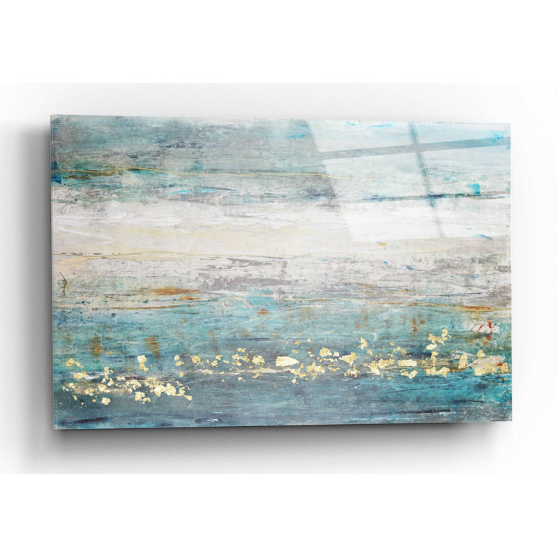 «Accent II» par Tim O'Toole, art mural en verre acrylique, H 12 po x l 16 po x P 0,13 po