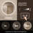 Naliyah Round Frameless Lighted Bathroom/Vanity Mirror Dimmable Anti-Fog Wall Mounted Mirror-1558700754