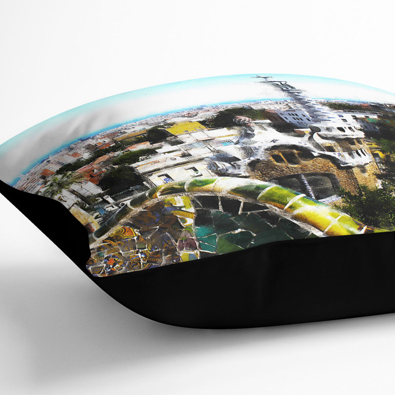 Square Cushion, Black, 55cm H x 55cm W x 20cm D