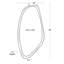 Galet Wavy Wall Mirror