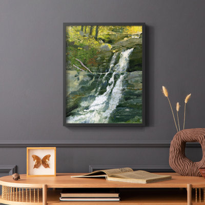 Impression encadrée Kent Falls - bois massif