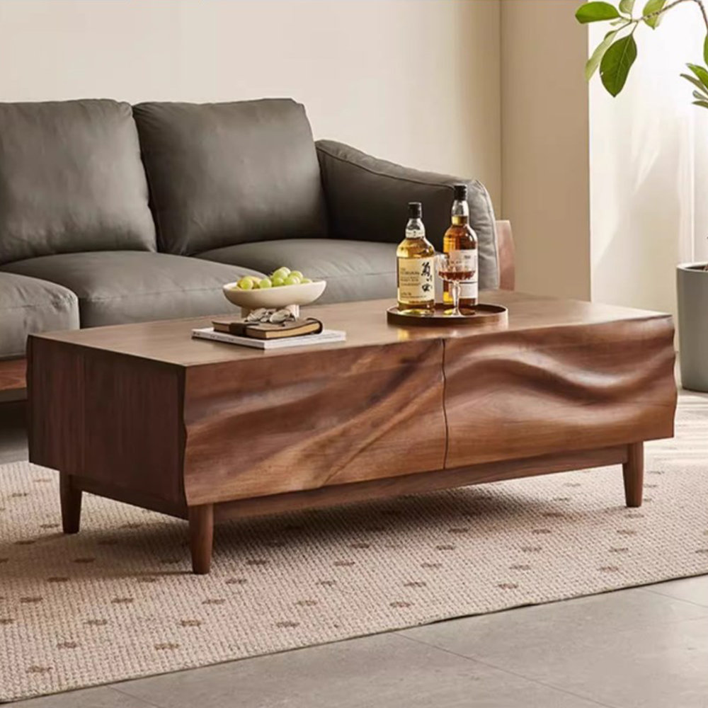 Creature B Comforts Solid wood tea table with minimalist design | Wayfair