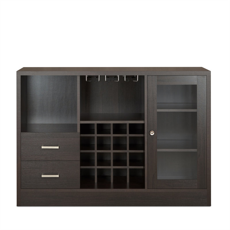 Armoire à vin à finition espresso