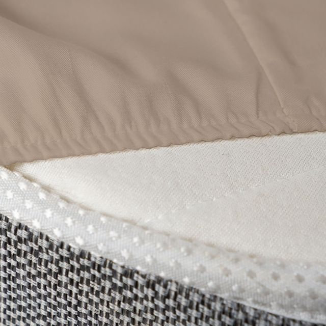 Ensemble de draps rafraîchissant et respirant Hotel Luxurious, Ensemble de draps pour grand lit + 4 taies d'oreil, Kaki pâle