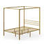 Toulouse Metal Canopy Bed Frame-59905131-59905134