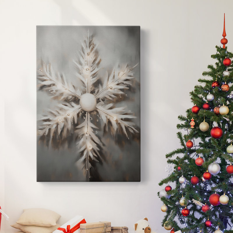 Art des Fêtes de Noël - Toile tendue avec châssis - Série 2-CLxxv, H 18 po x l 12 po