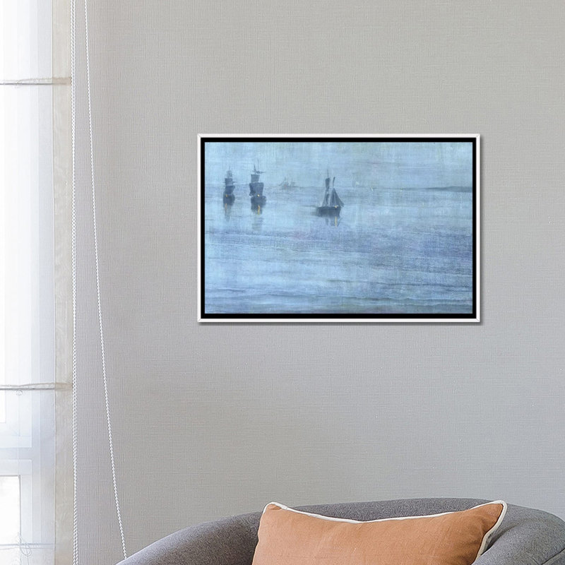 Print, 45.72 cm H x 66.04 cm W x 4.445 cm D, White