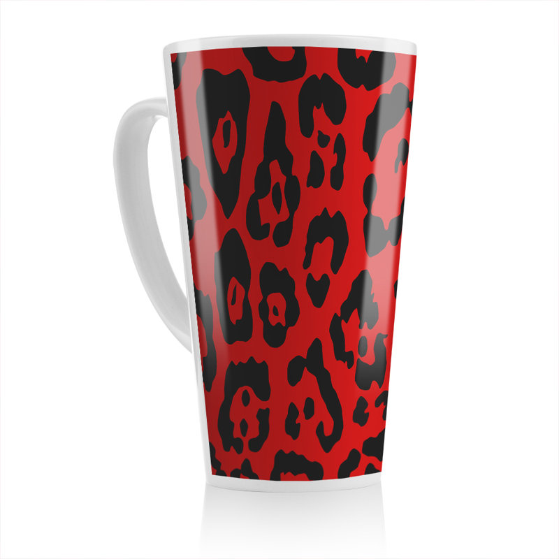 Leopard Print Latte Mug