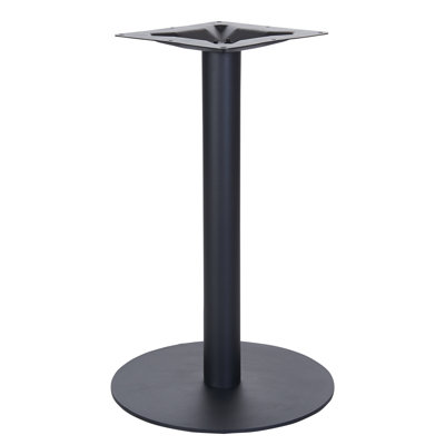Uptown Black 18" Round Indoor Dining Height Table Base