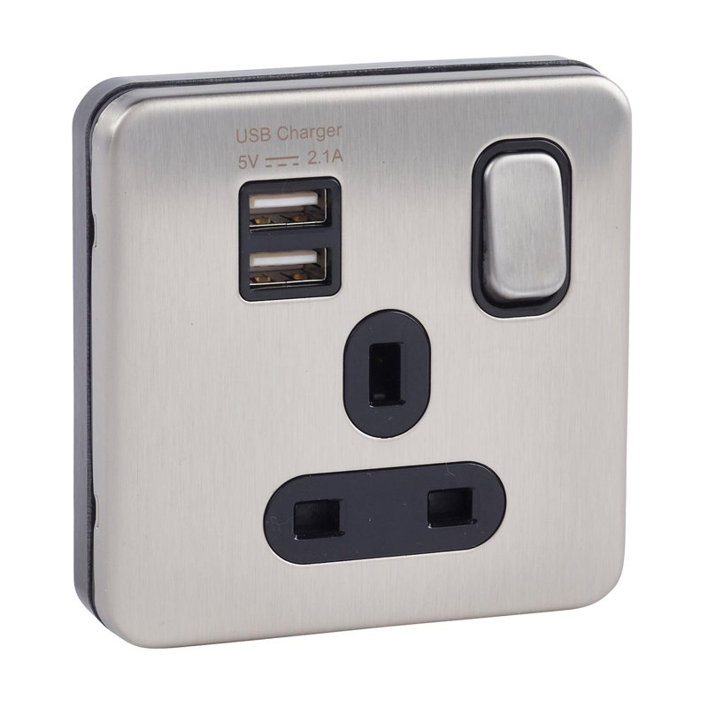 Lisse Screwless Mounting Socket