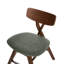 Set of 2 Dining Chairs LELAND Wood Grey-220116090