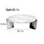 Table basse simple en marbre