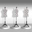 Mannequin réglable de style tailleur HomCom