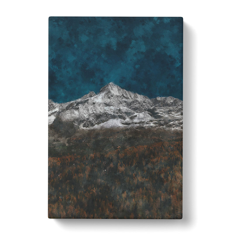 Mountain Beneath The Stars In Italy - Wrapped Canvas Print, 50cm H x 35cm W x 3cm D