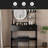 Round LED Mirror Vanity Table + Soft Cushion Stool Set, Large Mirror