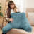 Faux Fur Reading Backrest Pillow-108989345