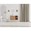 Meuble-lavabo mural avec lavabo d'art en céramique et 1 tablette de rangement-941658876-941658878