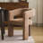 Modern Upholstered Dining Arm Chair, Solid Wood Frame-1401967618