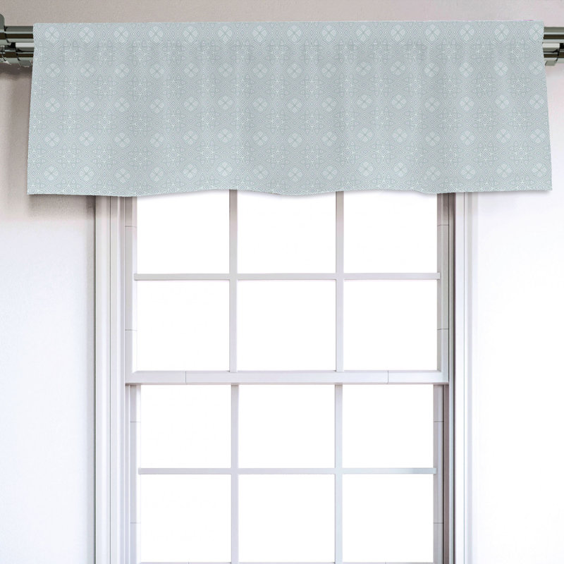 Sateen Ruffled Window Valance