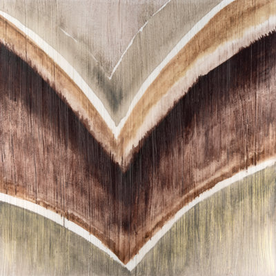 Tameera Acute Chevron I by Vanna Lam - Wrapped Canvas Print