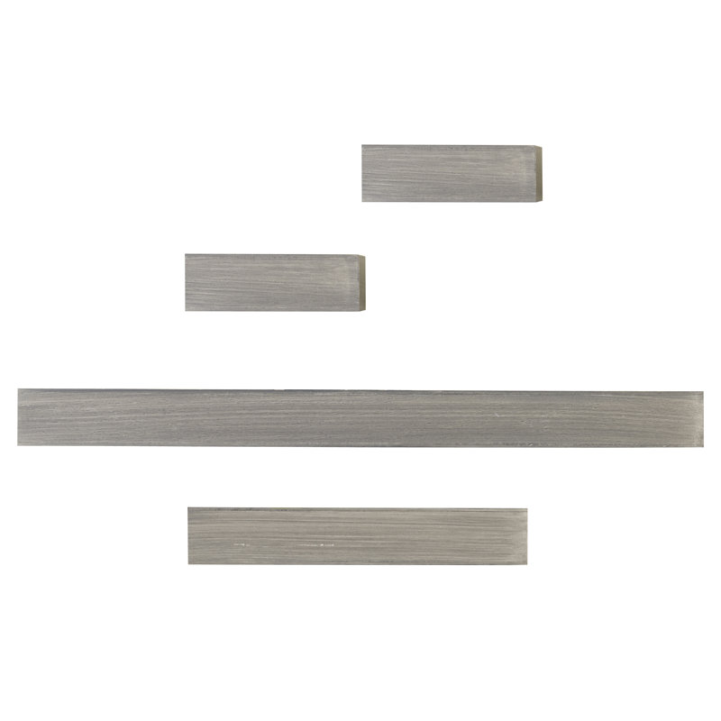 4 tablettes flottantes Melannco, gris vieilli