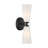 Keonta 2-Light Wall Sconce in Black-1377982631