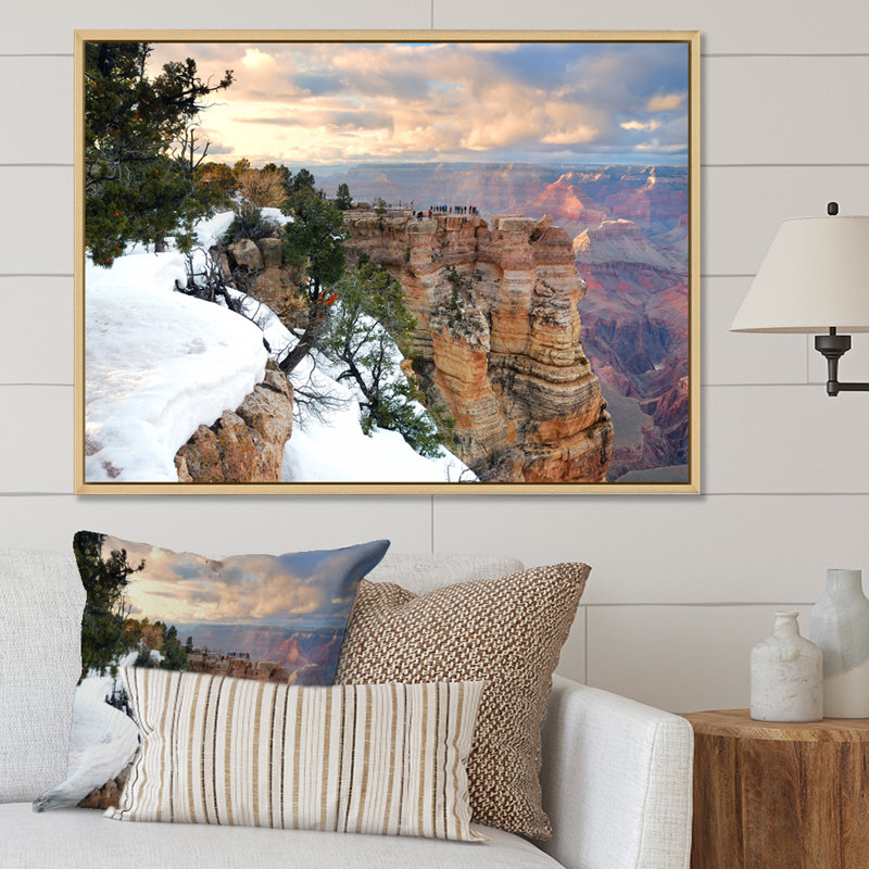 Sonora Serenade - reproduction sur toile, H 12 po x l 20 po x P 1 po, Cadre naturel flottant
