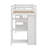 Twin Loft Bed With Drawers,Desk And Stairs-951085505