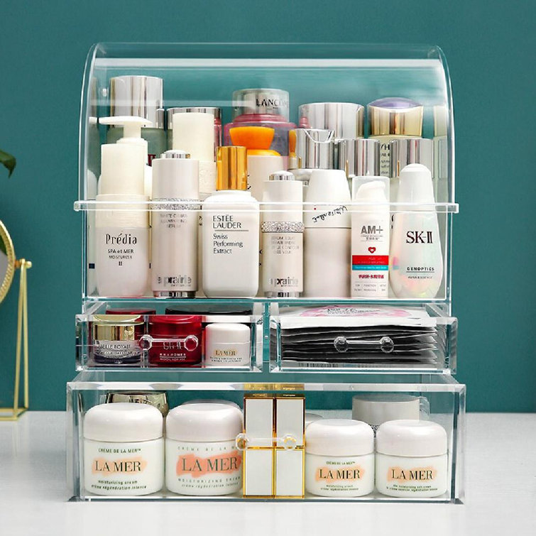 Kanja Plastic 7 Compartment Makeup Organizer