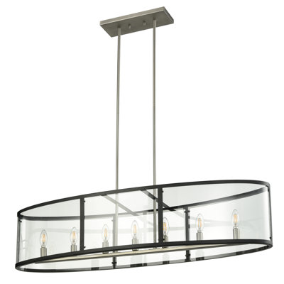 Lustre géométrique 7 lumières unique Cornalin