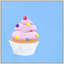 Bubble Gum Cupcake Print by Katy Montica-1619139458-1619139518